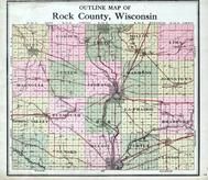 Index Map, Rock County 1917